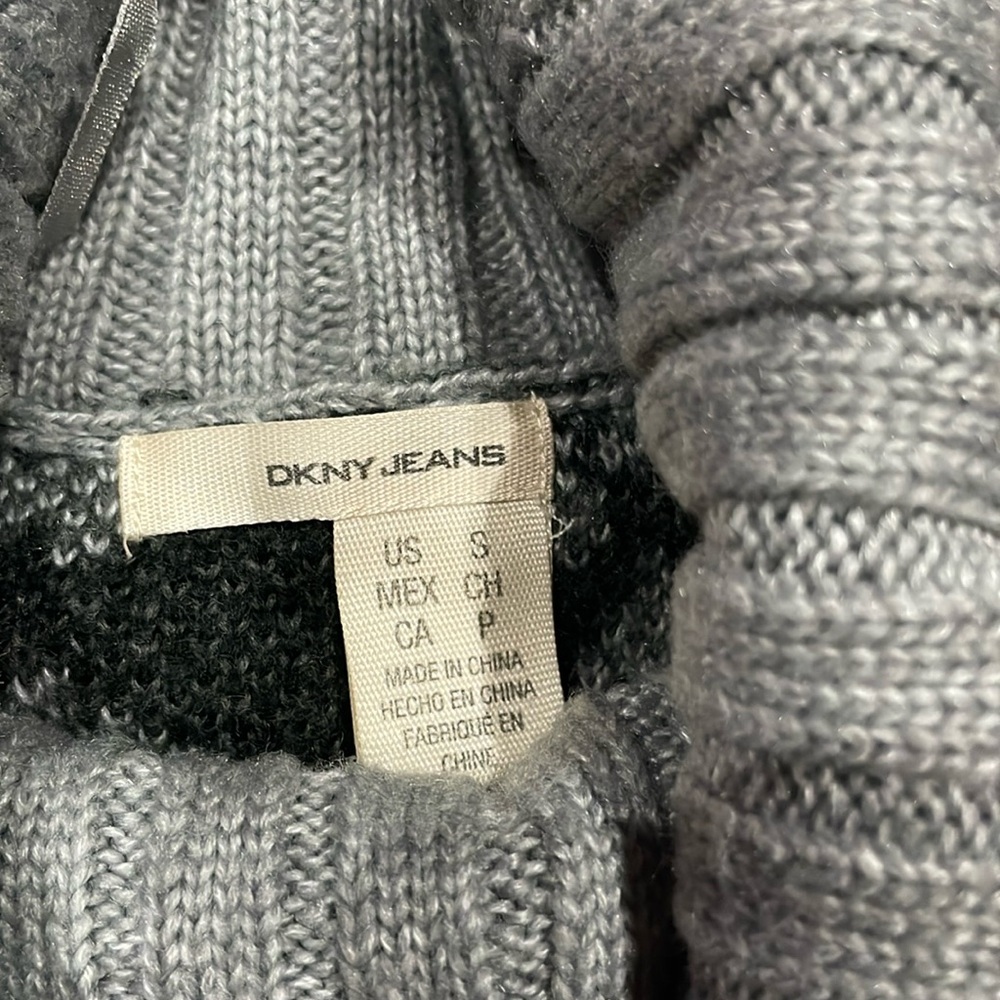 Winter sweater dress cheetah print black and grey never used